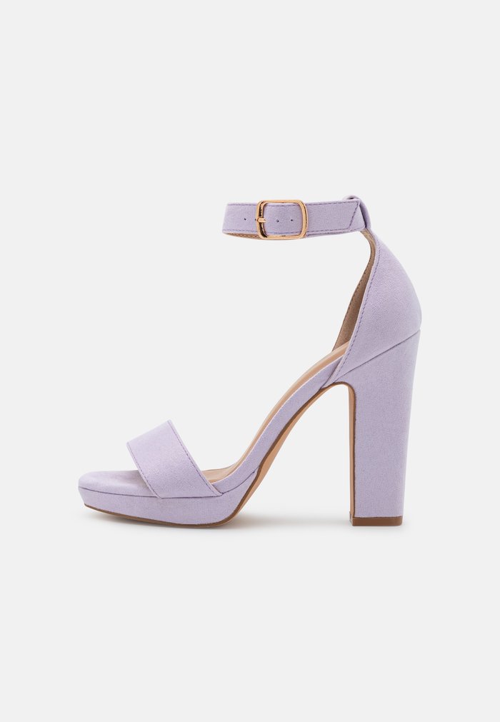 Sandales Anna Field High Violette Femme | HLG-6530343